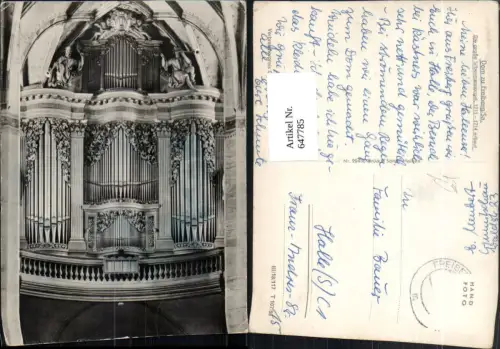 647785,Foto Ak Dom zu Freiberg Sachsen Silbermannorgel Orgel
