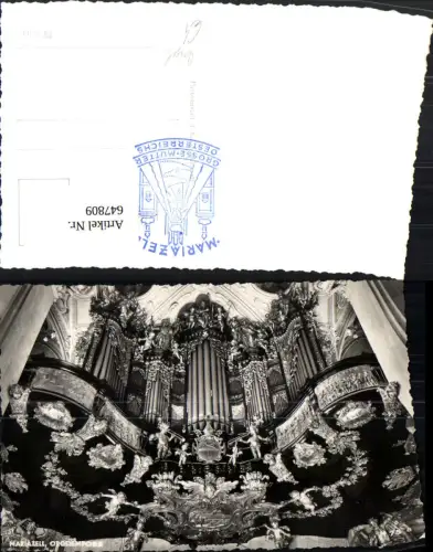 647809,Foto Ak Mariazell Orgelempore Orgel