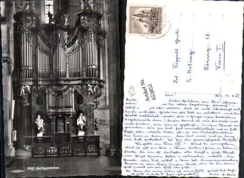 653852,Heiligenkreuz Orgel