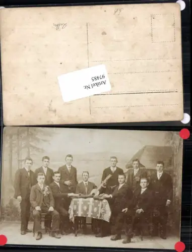 97485,Männer Gesangsverein Musik Zither Gitarre