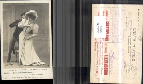 168966,Theatre de L Athenee Chiffon Jacques Suzy Acte III