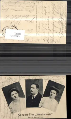 168983,Konzert Trio Wratislawia Direktor E. Schreiber Portraits Bahnpost Zug 284