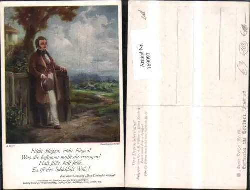 169097,Franz Schubert Das Dreimäderhaus Nicht klagen nicht klagen sign A. Broch