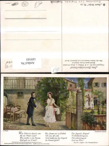 169103,Franz Schubert Das Dreimäderhaus Was Schönres könnts sein sign A. Broch