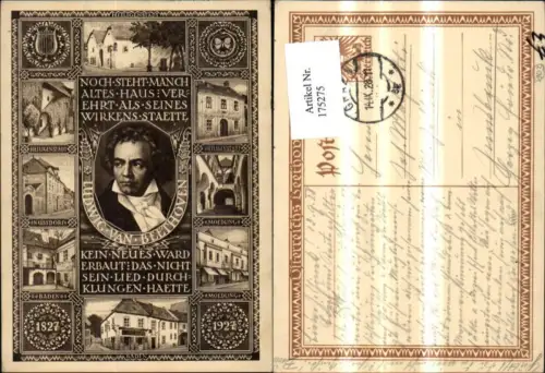 175275,Ludwig van Beethoven Haus Mehrbild Ak