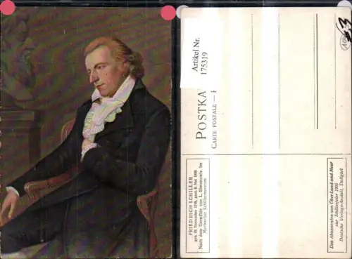 175319,Friedrich Schiller n. d. Gemälde v. L. Simanowiz i. Marbacher Schillermuseum