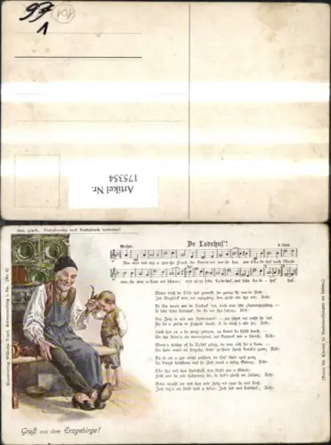 175354,Gruß aus dem Erzgebirge Lied Walzer De Ladrhuf pub Wilhelm Vogel