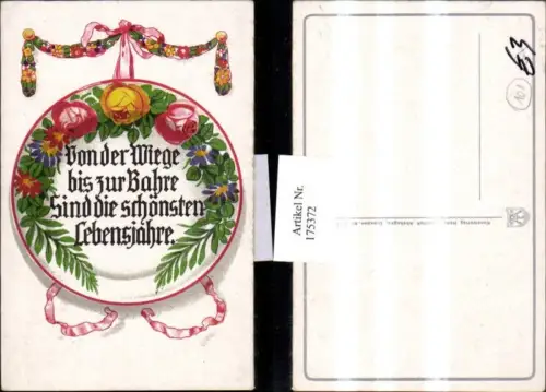 175372,Gedicht Blumen Schleife pub Hans Friedrich