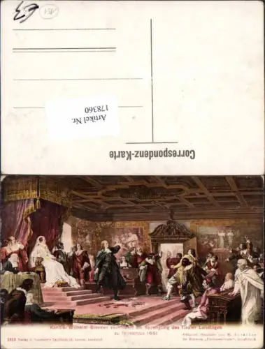 178360,Kanzler Bienner verhindert Sprengung d. Tiroler Landtages