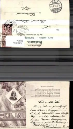 201026,Wiesner Schwanmarie Notenzeile Liedtext