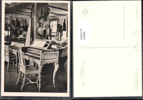336048,Bachhaus Die drei Bachinstrumente Eisenbach i. Thüringen Musik pub VEB 9/637