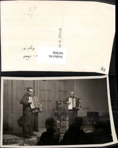 647858,Foto Ak Soldaten Kompanie-Fest 1941 Akkordeon Musik