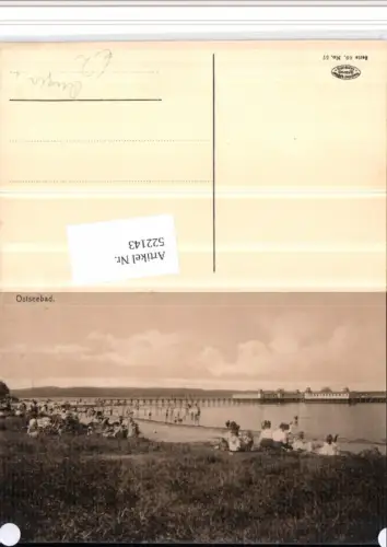 522143,Ostseebad Strandleben Seebrücke