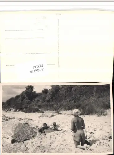 522144,Strandleben Mutter m. Kinder