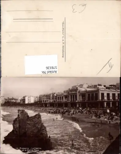 578126,Bademode Strandleben Strand Erotik Biarritz Casino