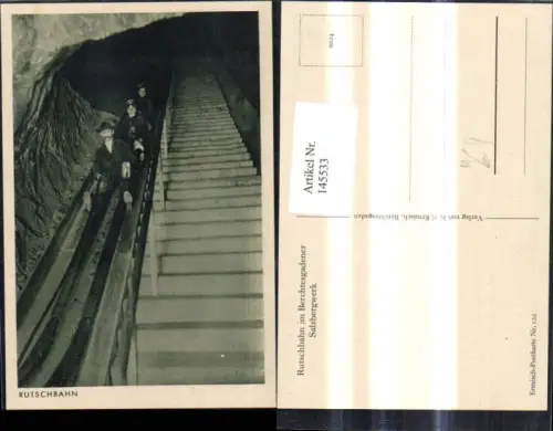 145533,Bergbau Rutschbahn i. Berchtesgadener Salzbergwerk Berchtesgaden