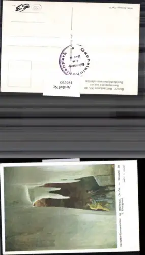 186790,Bergbau Dachstein-Rieseneishöhle b. Obetraun Eisportal im 2. Eisabgrund