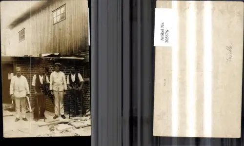 205676,Berufe Handwerk Foto Ak Tischler Zimmermann Maler