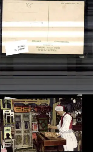 205679,Berufe Handwerk Tischler Schnitzer Marokko Mann Carpintero marroqui pub Lehnert e Landrock