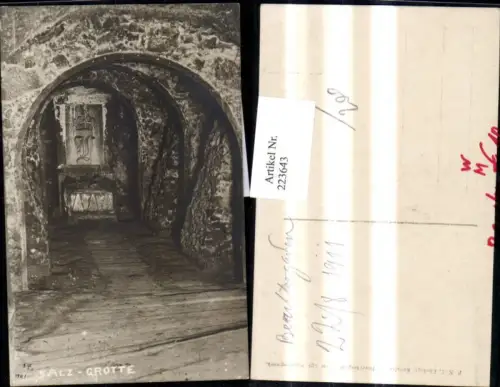 223643,Bergbau Bergwerk Salzgrotte Grotte Berchtesgaden 1911