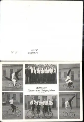 263174,Mehrbild Ak Berufe Zirkus Zeltweger Kunst u- Reigenfahrer Zeltweg