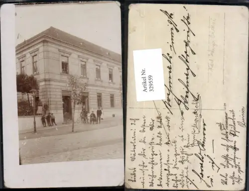 329559,Foto Ak Karl Schinger Bäckerei Bäcker Handwerk Fahrrad