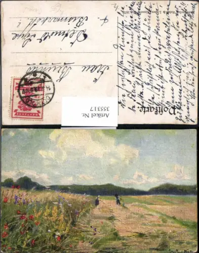 355317,Künstler Ak Peter Paul Müller Bauern Heuernte Landwirtschaft