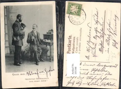 355348,Postwesen Post Briefträger Mann a. Schreibtisch