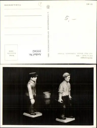 355362,Handwerk Gießergruppe Holzfiguren pub VEB So 28/3