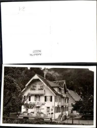 362227,Foto Ak Berufe Hotel Hirsch Metzgerei Gebäude