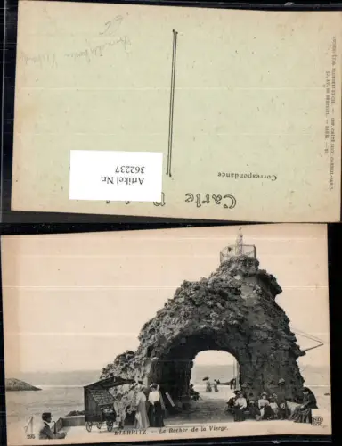 362237,Berufe Ansichtskarten Verkauf Biarritz Le Rocher de la Vierge Tourismus
