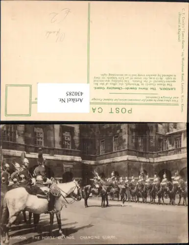 430285,London The Horse Guards Changing Guard Pferde Wache Uniform