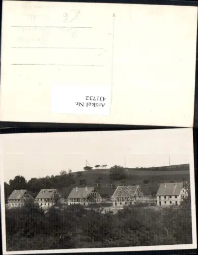 431732,Foto Ak Hausbau Baustelle 5 Häuser Bauarbeiten Tischler Zimmerer Handwerk