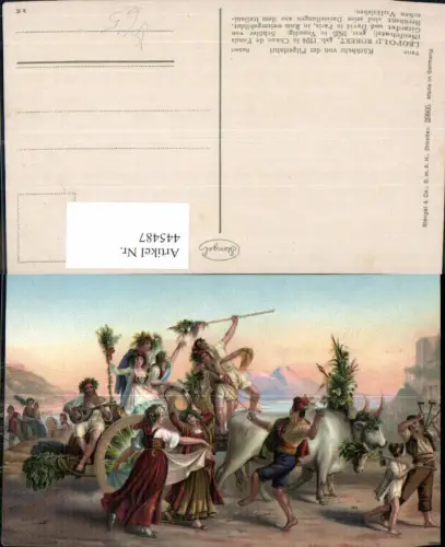 445487,Künstler Ak Leopold Robert Rückkehr v. d. Pilgerfahrt Landwirtschaft pub Stengel Co 29905