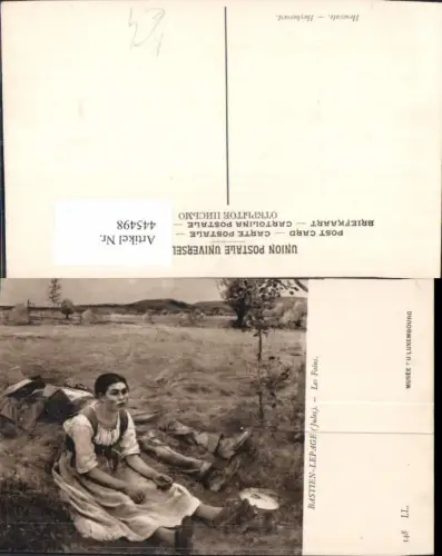 445498,Künstler Ak Jules Bastien-Lepage Les Foins Bauern Landwirtschaft