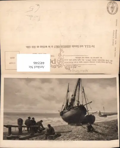 445546,Fischerei Hastings Beach Fischer Boote