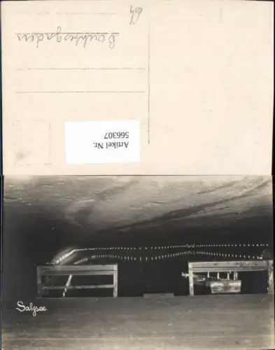 566307,Foto Ak Bergbau Salzsee Salzbergwerk Berchtesgaden