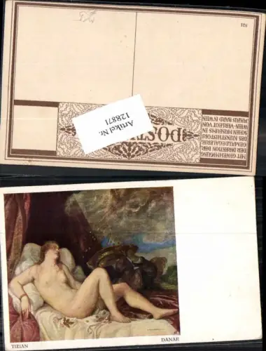 128871,Erotik Tizian Danae Akt Nude