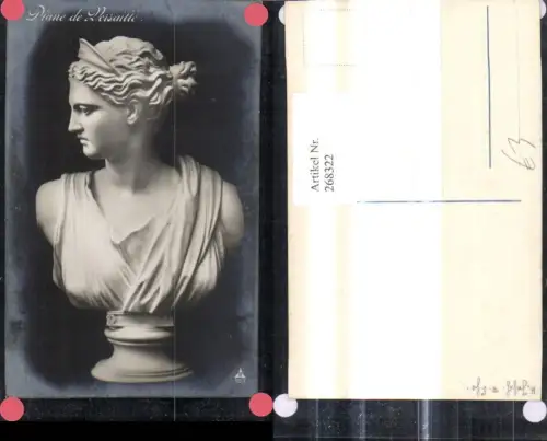 268322,Foto Ak Büste Diane de Versaille Frau Erotik