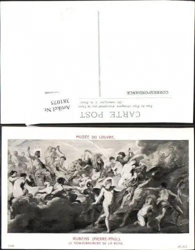 381075,Künstler Ak Pierre-Paul Rubens Le Gouvernement de la Reine Nackte Frauen Männer Erotik