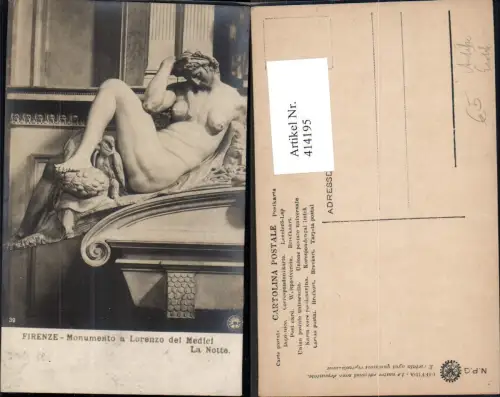 414195,Monumento a Lorenzo de Medici La Notte Frau Statue Antike Erotik