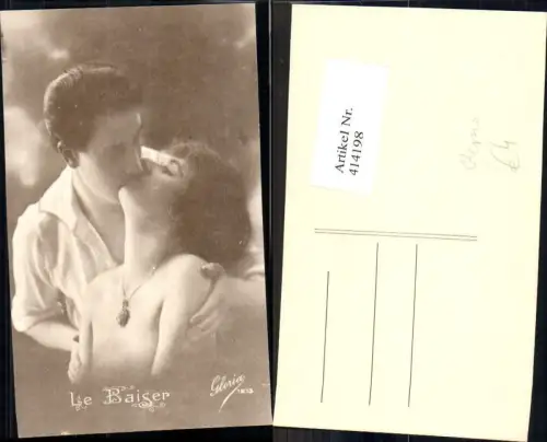 414198,Repro Kuss Paar Le Baiser Erotik pub Gloria 1213