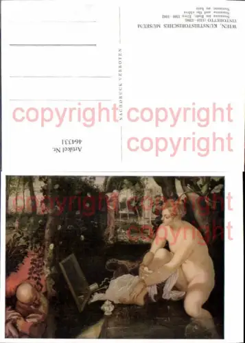 464331,Künstler Ak Tintoretto Susanna im Bade Erotik