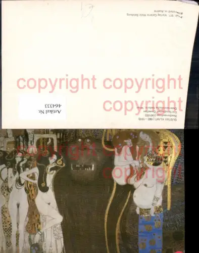 464333,Künstler Ak Gustav Klimt Die feindlichen Gewalten Frauen Akt Schwangere Erotik