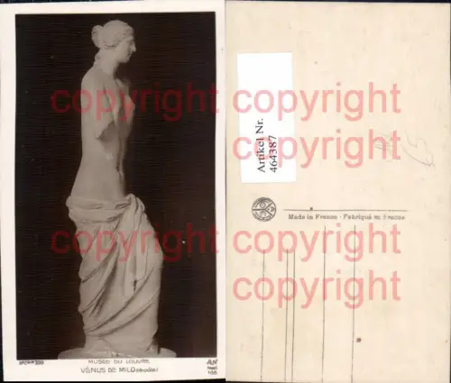 464387,Erotik Venus de Milo Statue Frau ohne Arme Akt