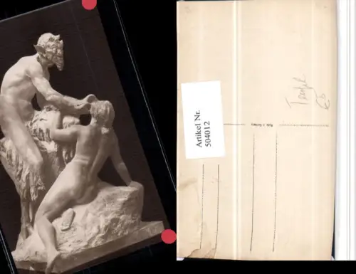504012,Statue Teufel Akt Erotik