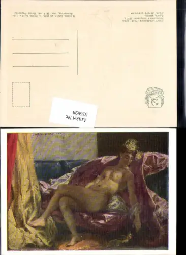 536698,Künstler AK Erotik Frau Risque Akt Russland Russische AK