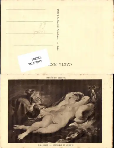 536704,Künstler AK Rubens Erotik Frau Risque Nude
