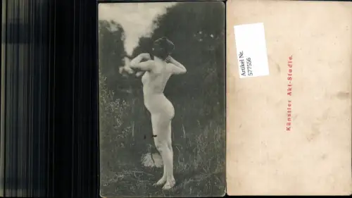 577556,Künstler Akt Studie Frau Nude Nackt Rückenakt