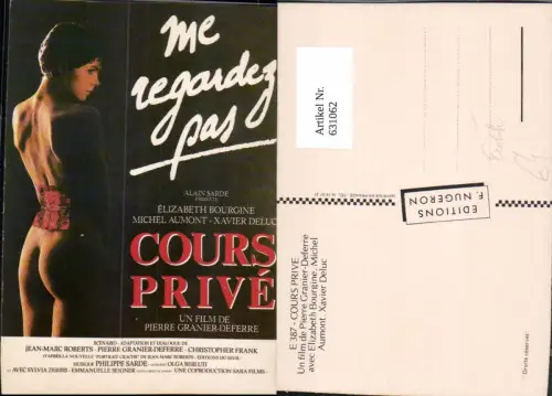 631062,Film Reklame Cours Prive Frau Nude Nackt Korsett Erotik